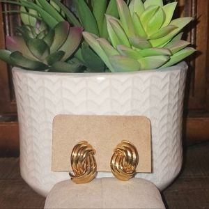 Signed Vintage GIVENCHY PARIS NEW YORK Clip On Earrings